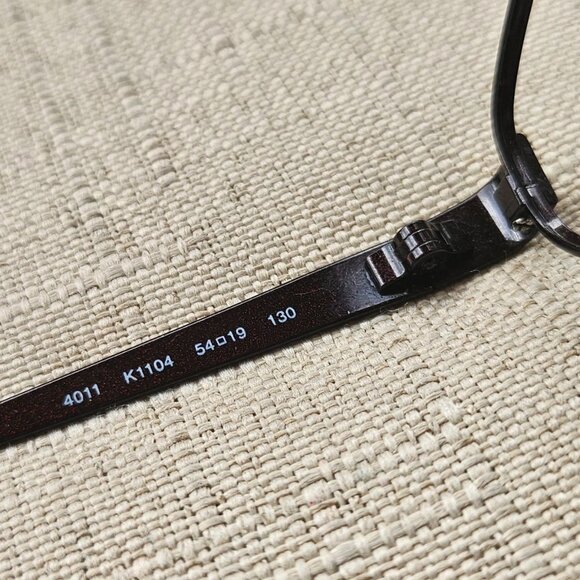 Anne Klein Women Glasses Frame Dark Brown Eye Wear Eyeglasses K1104 Made Italy - Picture 11 of 14